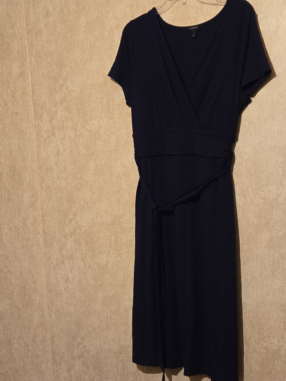 Talbots Navy Blue  Midi Dress Size L